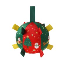 Christmas style dog toy ball outdoor sports ball self fun grinding plush ball small and medium-sized dog training pet toy Christmas style dog toy ball outdoor sports ball self fun grinding plush ball small and medium-sized dog training pet toy