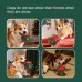 Christmas style dog toy ball outdoor sports ball self fun grinding plush ball small and medium-sized dog training pet toy