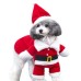 Pet clothing with plush dog clothing small dog clothing for autumn and winter Santa Claus clothing cat clothing Pet clothing with plush dog clothing small dog clothing for autumn and winter Santa Claus clothing cat clothing