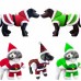 Pet clothing with plush dog clothing small dog clothing for autumn and winter Santa Claus clothing cat clothing Pet clothing with plush dog clothing small dog clothing for autumn and winter Santa Claus clothing cat clothing