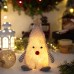 Christmas Decoration Creative Christmas Tree-Shaped Light-Up Doll 3D Christmas Tree Desktop Ornament