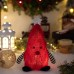 Christmas Decoration Creative Christmas Tree-Shaped Light-Up Doll 3D Christmas Tree Desktop Ornament