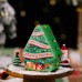 Christmas New Arrival Decorative Polygonal Cartoon Printed Tin Box, Christmas Season Children's Carry Gift Box