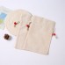 Santa Claus candy packaging, cotton and linen cloth bags, Christmas gift bags