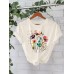 Various loose short sleeved flowers