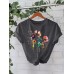 Various loose short sleeved flowers