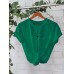 Short sleeved cross shaped heart