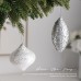 Christmas Ornament Tree Tinsel Holiday Decoration, Bell and Star Hanging Decor for Window Display and Festival Scene Arrangement