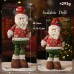 Christmas Stretchy Creative Dolls, Knit-Style Santa Claus, Snowman Reindeer Figurines Holiday Decoration