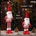 Christmas Stretchy Creative Dolls, Knit-Style Santa Claus, Snowman Reindeer Figurines Holiday Decoration