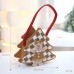 Christmas Tree Felt Carry Bag Gift Decoration for Christmas Eve Apple Decorative Bag