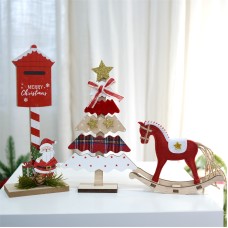 Christmas Wooden Desktop Decor, Holiday Home Decoration, Christmas Gift for Festival Atmosphere