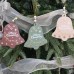 Christmas Wooden Bell Ornament for Tree, Hotel Window, DIY Atmosphere Decoration, Hanging Decor