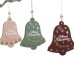 Christmas Wooden Bell Ornament for Tree, Hotel Window, DIY Atmosphere Decoration, Hanging Decor