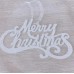 Christmas Decoration Snowflake Star Plastic Hanging Ornament Reindeer Bell Accessory Christmas Tree Deer Pendant Decorations 3 of them