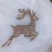 Christmas Decoration Snowflake Star Plastic Hanging Ornament Reindeer Bell Accessory Christmas Tree Deer Pendant Decorations 3 of them