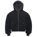 Street Style Reversible Design Men's Loose Thick Winter Hooded Cotton Coat