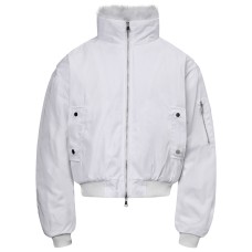 Street Style Solid Color Loose Thick Winter High-Neck Cotton Coat for Men