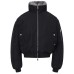 Street Style Solid Color Loose Thick Winter High-Neck Cotton Coat for Men