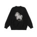 Loose Knit Sweater with Horse Embroidery  Unisex Oversized Pullover
