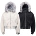 Street Style Solid Color Deconstructed Design Men's Loose Winter Hooded Cotton Coat