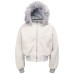 Street Style Solid Color Deconstructed Design Men's Loose Winter Hooded Cotton Coat
