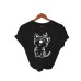 Cat Butterfly New Short Sleeve