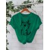 Cat Butterfly New Short Sleeve