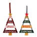 Christmas Wooden Ornament Hanging Decoration for Party Scene Decoration