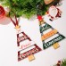 Christmas Wooden Ornament Hanging Decoration for Party Scene Decoration