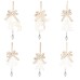 Creative Iron Icicle Ornament for Christmas Tree, Reindeer, Snowman, Snowflake Hanging Decorations