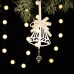 Creative Iron Icicle Ornament for Christmas Tree, Reindeer, Snowman, Snowflake Hanging Decorations