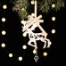 Creative Iron Icicle Ornament for Christmas Tree, Reindeer, Snowman, Snowflake Hanging Decorations