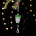 Christmas Acrylic Pinecone Ornament Transparent Crystal Tree Decoration