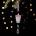 Christmas Acrylic Pinecone Ornament Transparent Crystal Tree Decoration