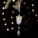 Christmas Acrylic Pinecone Ornament Transparent Crystal Tree Decoration