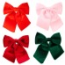 Christmas Decoration Red Velvet Bow Ornament for Christmas Tree
