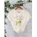 POSITANO Lemon Flower Short Sleeve