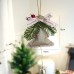 Christmas Tree Handmade Ornament Hanging Decoration for Holiday Atmosphere Car Interior Decor 