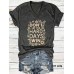 Letter floral print new short sleeved women's clothing