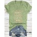 Letter floral print new short sleeved women's clothing
