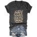 Letter floral print new short sleeved women's clothing