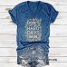 Letter floral print new short sleeved women's clothing