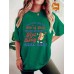 Round neck short sleeved T-shirt print