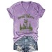 HIKING Pattern Printed Short Sleeve