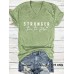 STRONGER Printed New Short Sleeves for Women