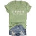 STRONGER Printed New Short Sleeves for Women