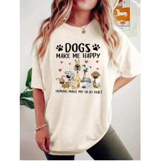 DOGS group dog top women's T-shirt