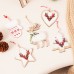 Christmas Wooden Plush Decorations - Heart, Star, Tree, Deer Shape Ornaments for Xmas Tree Christmas Wooden Plush Decorations - Heart, Star, Tree, Deer Shape Ornaments for Xmas Tree