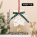 Christmas Scene Decoration Door Hanging Wall Hanging Handmade Knitted Yarn Christmas Tree Snowflake Christmas Tree Ornament